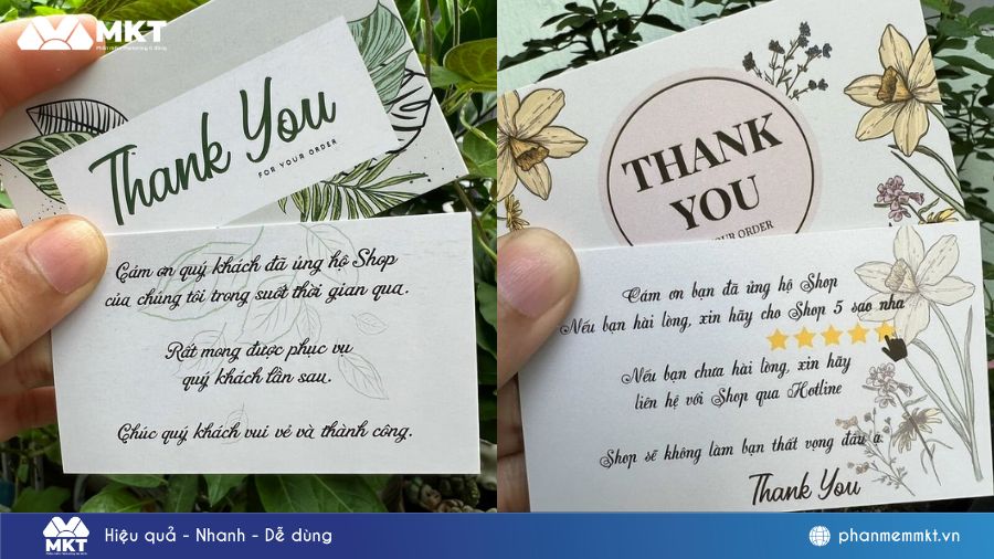 Card cảm ơn khách hàng
