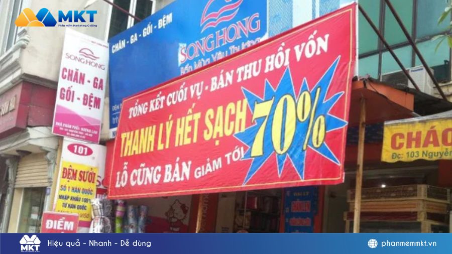 Xả hàng cuối năm
