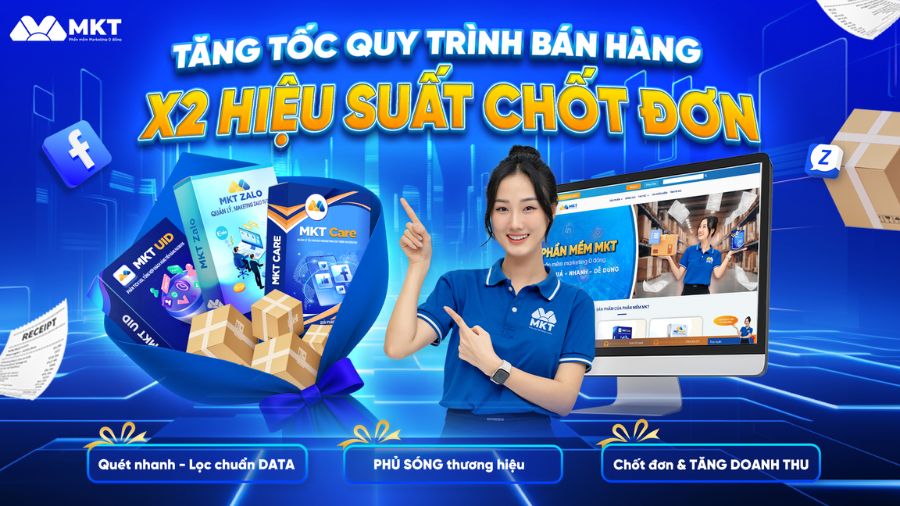 Tăng tốc quy trình bán hàng mùa Tết với bộ giải pháp MKT