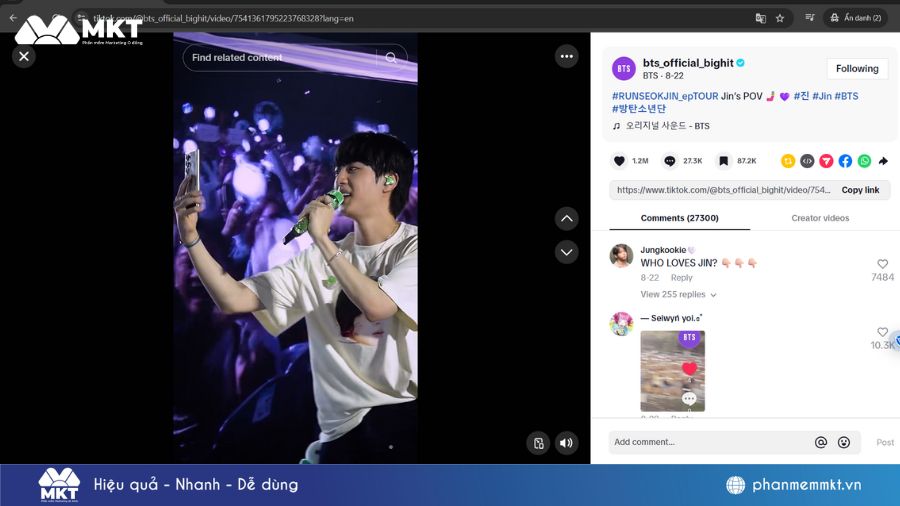 Cách cày view TikTok trên máy tính