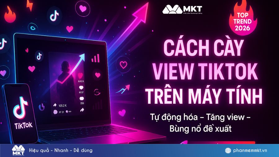 Cách cày view TikTok trên máy tính