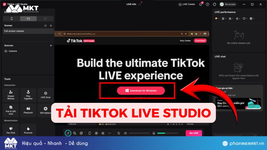 TikTok Live Studio Tải TikTok Live Studio