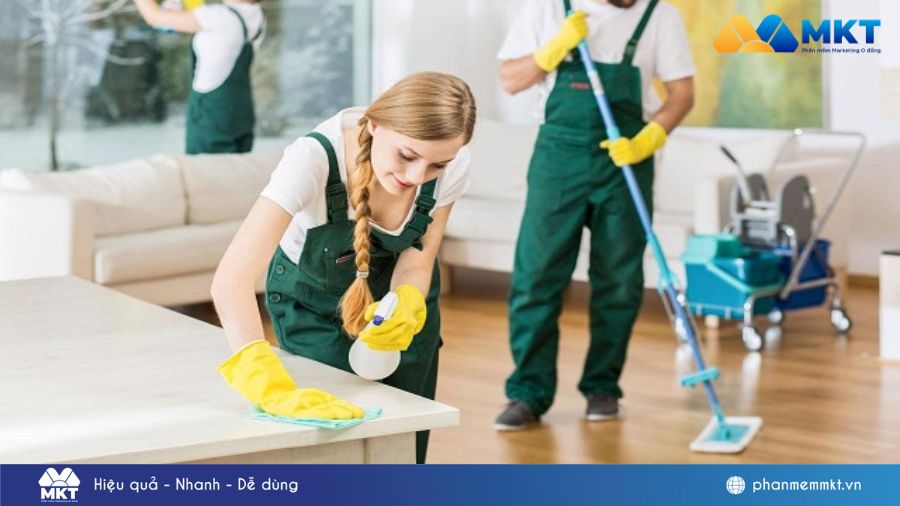 Dọn dẹp nhà cửa theo giờ Cách kiếm tiền nhanh trong 1 ngày