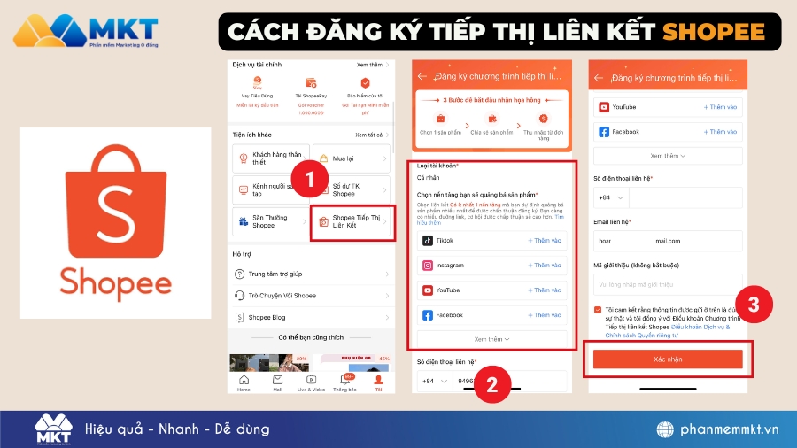 cách làm tiếp thị liên kết Shopee trên Facebook