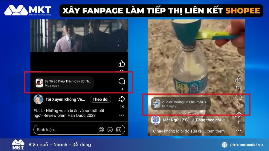 Cách làm tiếp thị liên kết Shopee trên Facebook với Fanpage