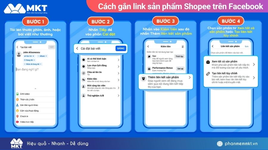 Cách liên kết Shopee với Facebook cá nhân