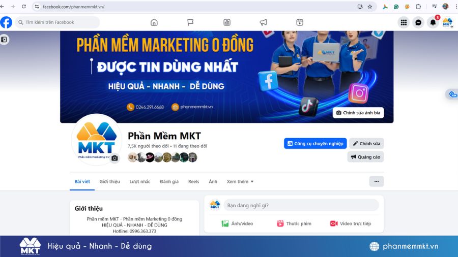 Cập nhật đầy đủ thông tin trên Fanpage của bạn Cách xây dựng Fanpage cộng đồng
