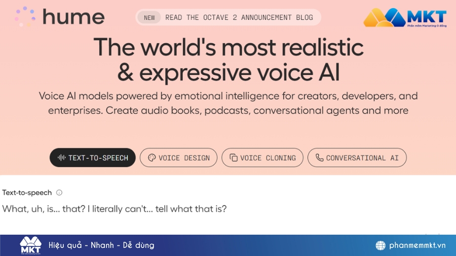 Công cụ AI tạo giọng nói