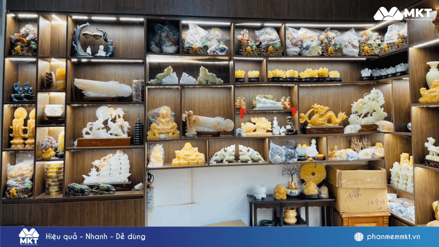 Không gian cửa hàng phải tôn lên được vẻ đẹp của những măt hàng đá bạn đang bán Kinh doanh đá quý cần những gì cho người mới 2026?