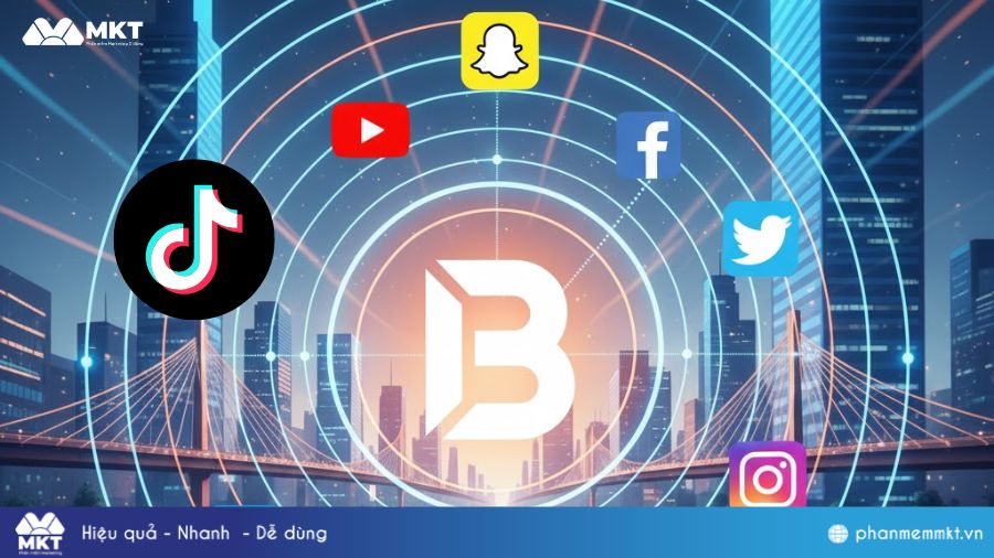 Phủ sóng thương hiệu trên nhiều kênh mạng xã hội
