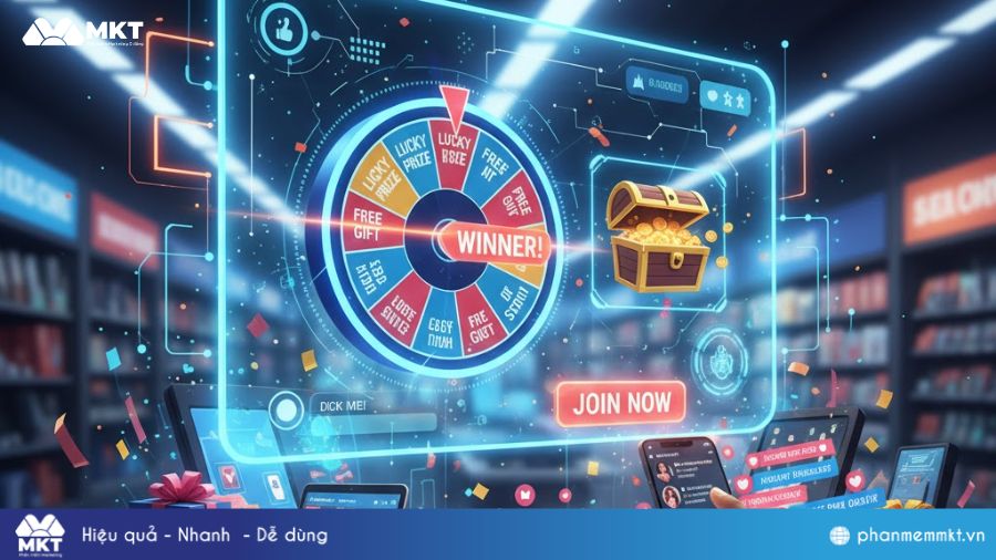 Tạo chương trình minigame, giveaway 