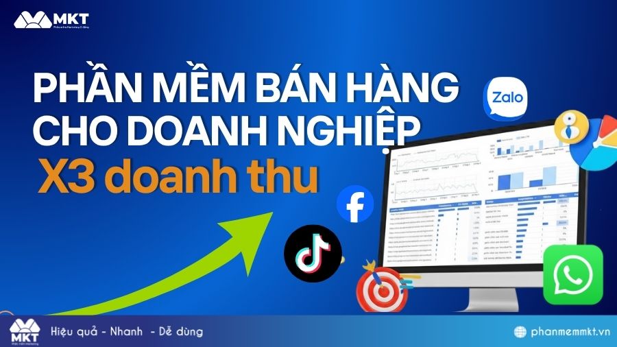Phần mềm bán hàng cho doanh nghiệp X3 doanh thu đa nền tảng 9 Phần mềm bán hàng cho doanh nghiệp