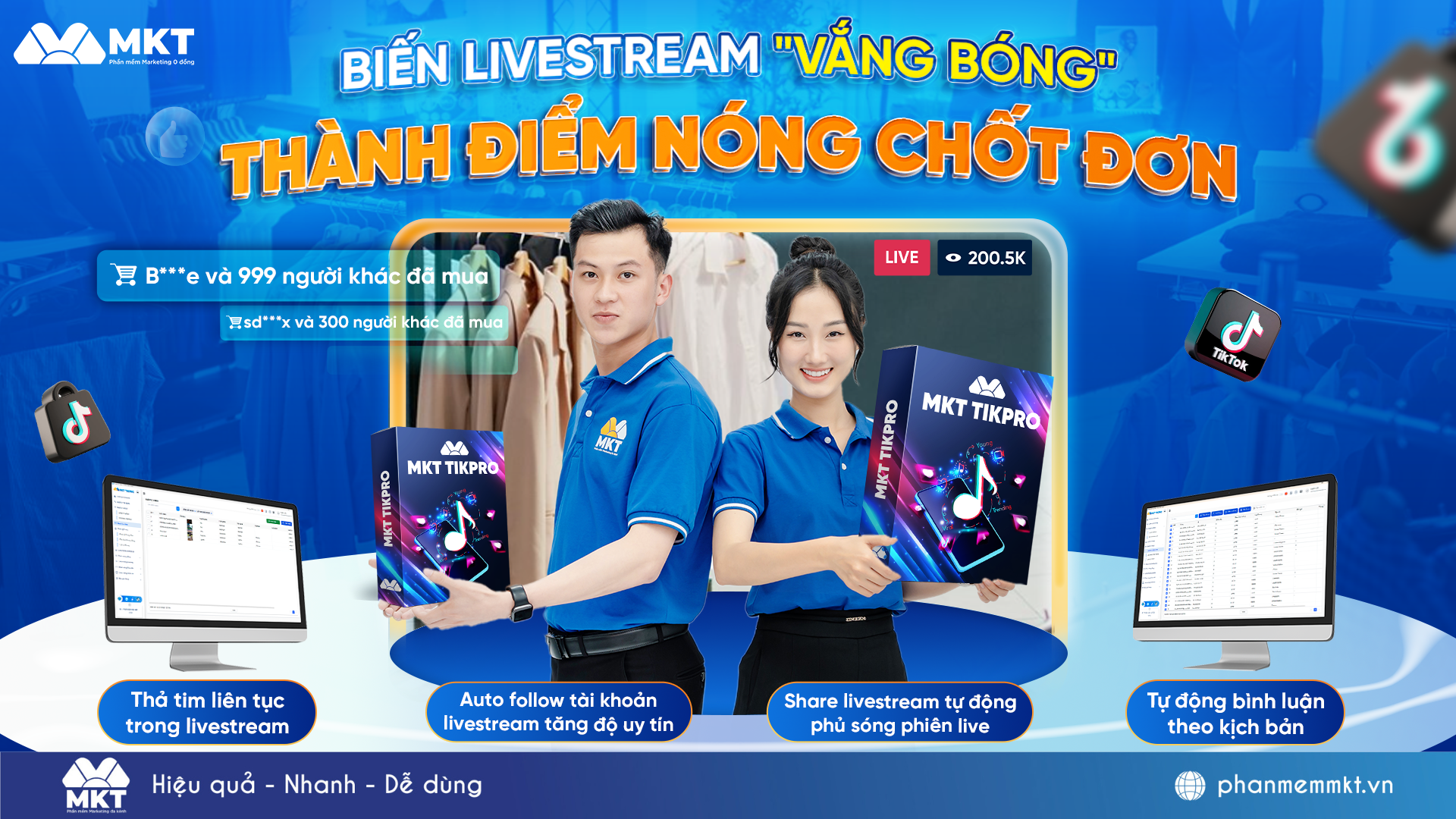 Phần mềm hỗ trợ live TikTok