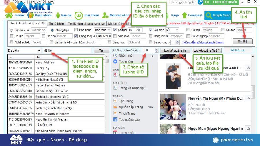 phần mềm tìm kiếm khách hàng trên Facebook phần mềm tìm kiếm khách hàng trên Facebook