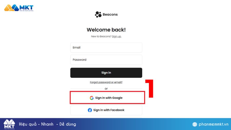 Hướng dẫn tạo link bio TikTok bằng beacons