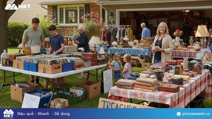 Thất nghiệp làm gì để kiếm tiền: Bán đồ cũ tại nhà 