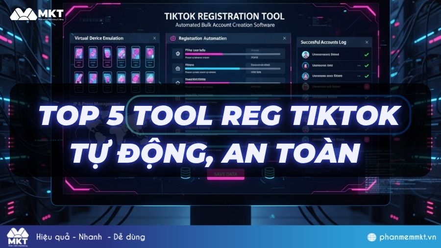 Những Tool reg TikTok tự động, an toàn hiện nay
