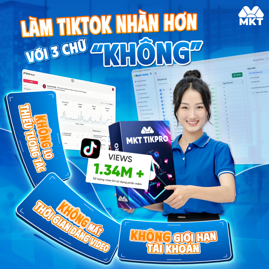 Top những tool quản lý tài khoản TikTok hiệu quả cho nhà bán hàng online 2 Làm TikTok nhàn hơn với 3 không