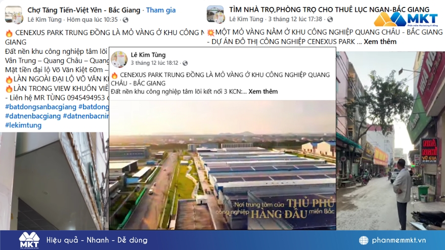 MKT Post giúp anh Tùng đăng bài tự động lên trang cá nhân, hội nhóm