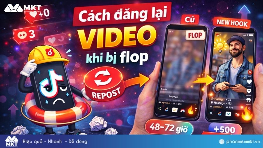 Có nên đăng lại video khi bị flop Cách đăng lại video khi bị flop