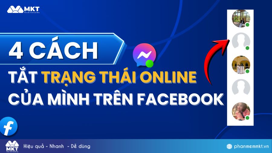Cách tắt trạng thái online của mình trên Facebook