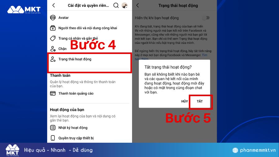 Tắt trạng thái online Facebook trên Android Cách tắt trạng thái online Facebook trên Android