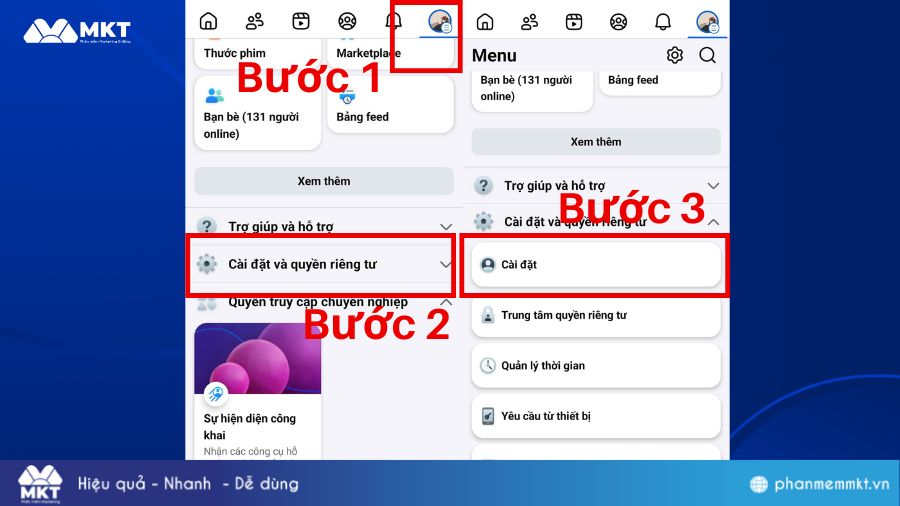 Tắt trạng thái online trên Facebook trên Android Cách tắt trạng thái online trên Facebook (Android)