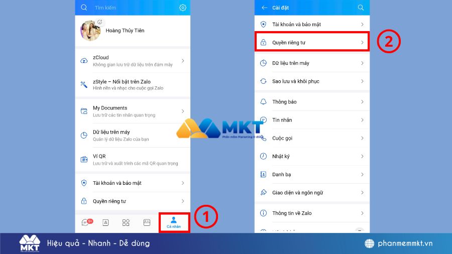 Đây là nơi Zalo cho phép bạn kiểm soát ai có thể tìm thấy và liên hệ với bạn. Làm sao để ẩn sdt trên Zalo? Cách làm chi tiết nhất
