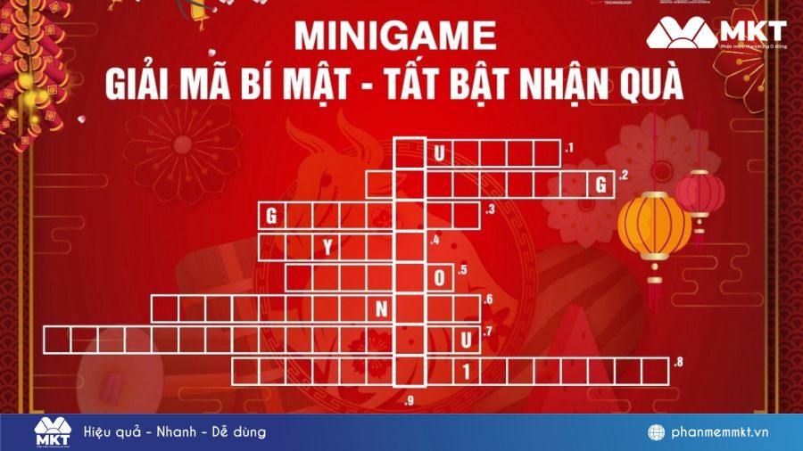 Tạo các mini game thu hút khách hàng Marketing Tết