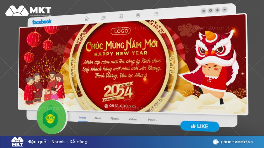 Xây dựng bộ nhận diện thương hiệu ngày Tết Marketing Tết