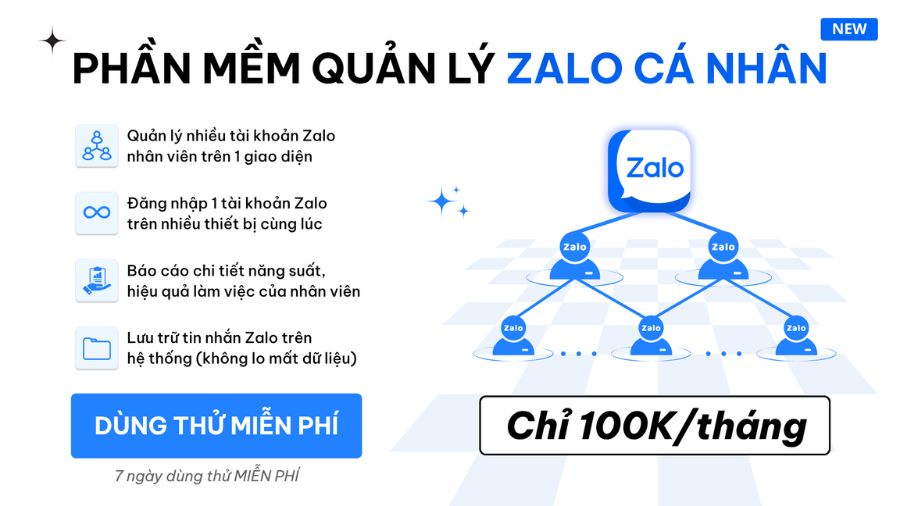 Phần mềm Vpage Vpage - Phần mềm quản lý chăm sóc khách hàng Zalo