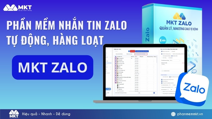 Phần mềm nhắn tin Zalo tự động TOP 1 hiện nay 1 Phần mềm nhắn tin Zalo tự động