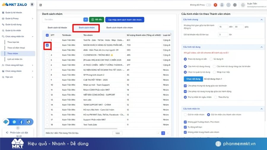 Phần mềm nhắn tin Zalo tự động TOP 1 hiện nay 5 Phần mềm nhắn tin Zalo tự động