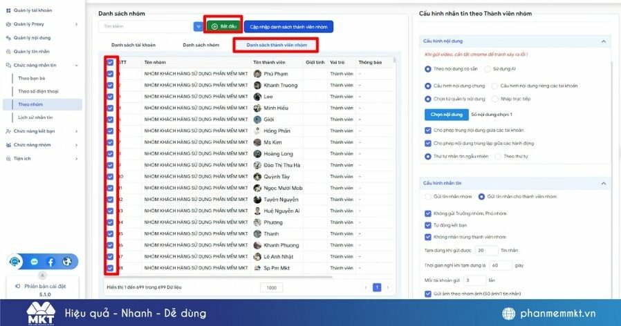 Phần mềm nhắn tin Zalo tự động uy tín - ZMarketing PC 5 Phần mềm nhắn tin Zalo tự động