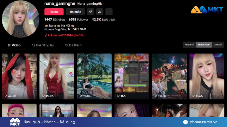 Cách anh Đinh Văn Tân dùng MKT TikPro để X10 hiệu quả seeding livestream game trên TikTok 2 seeding livestream game