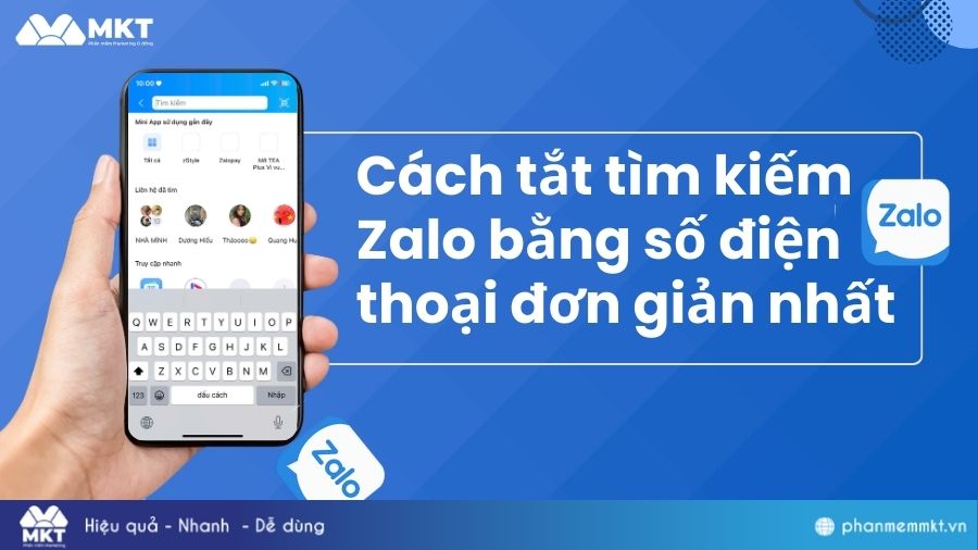Cách tắt tìm kiếm Zalo bằng số điện thoại đơn giản nhất 7 Cách tắt tìm kiếm Zalo bằng số điện thoại đơn giản nhất