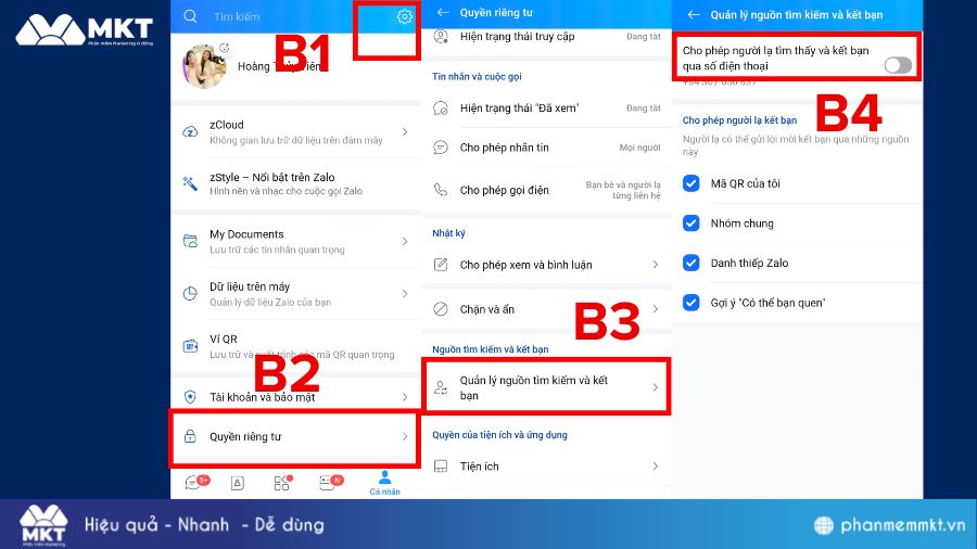 Mở tìm kiếm Zalo bằng số điện thoại Cách mở tìm kiếm Zalo bằng số điện thoại khi cần