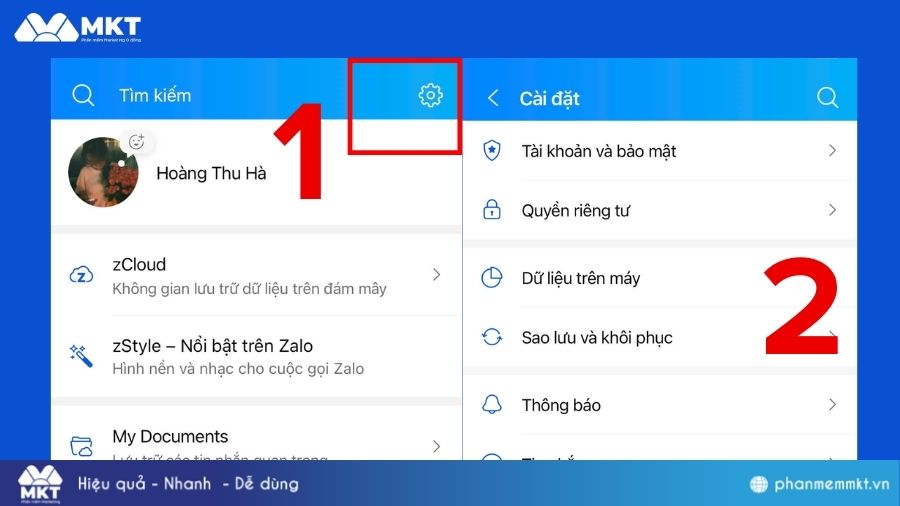 Cách tắt tìm kiếm Zalo bằng số điện thoại trên iPhone Tắt tìm kiếm Zalo bằng số điện thoại trên iPhone
