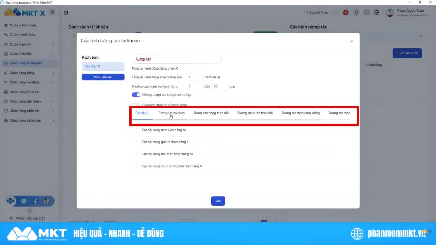 Tăng tương tác Twitter tự động bằng MKT X Tăng tương tác Twitter tự động