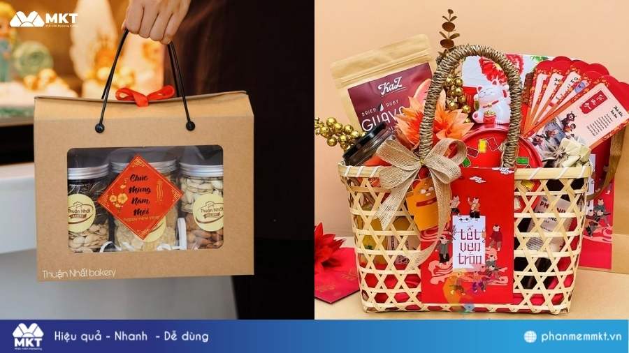 Tem dán quà Tết Tem dán quà Tết