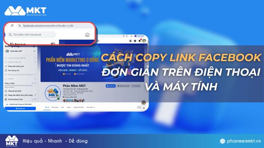 Cách copy link Facebook đơn giản trên điện thoại và máy tính 1 Cách copy link Facebook