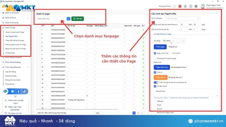 Xây hệ thống page vệ tinh với MKT Page Cách tạo fanpage bán hàng