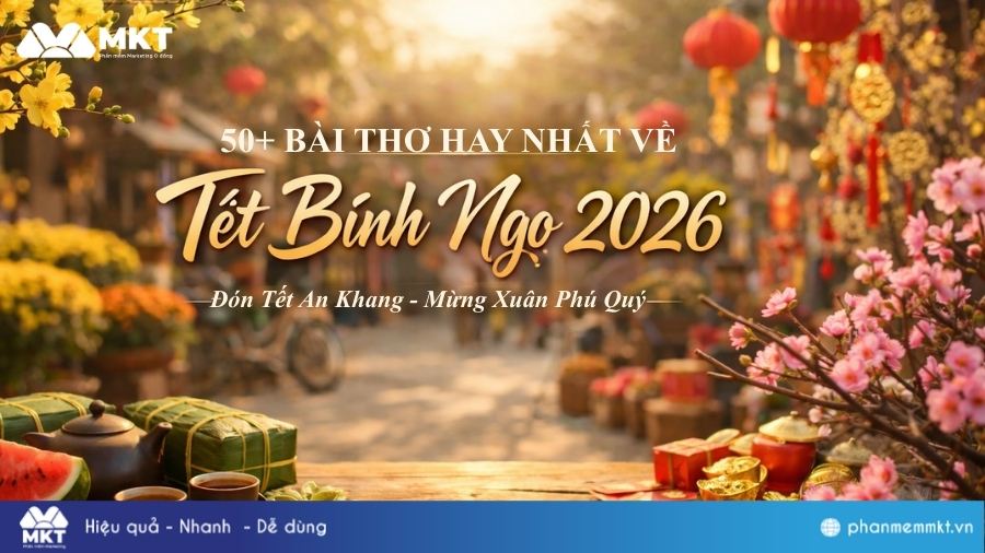 Tổng hợp 50+ bài thơ hay về Tết Bính Ngọ mang lại may mắn 3 Bài thơ về Tết