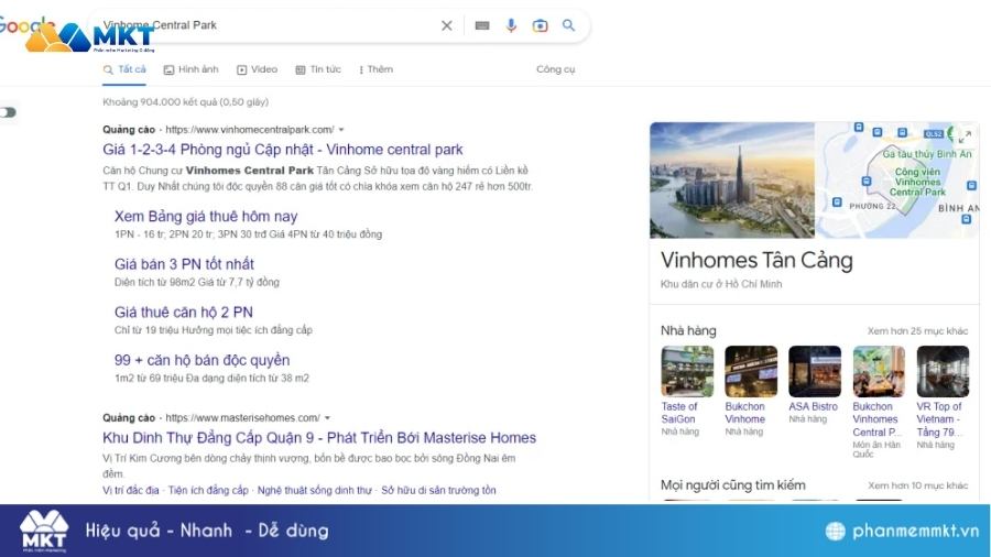 Quảng cáo bất động sản bằng Google Ads Các kênh marketing bất động sản