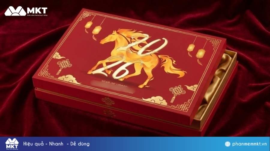 Mẫu hộp quà Tết 2026 Mẫu hộp quà Tết đẹp