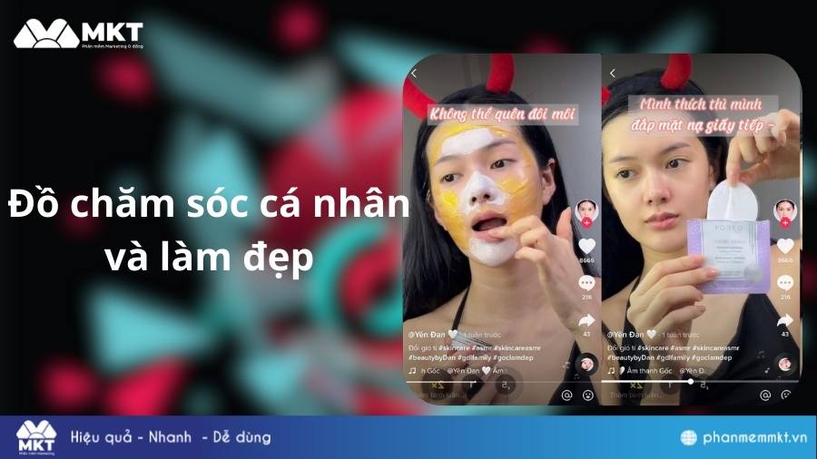Nhóm sản phẩm đồ chăm sóc cá nhân, làm đẹp Cách chọn sản phẩm làm Affiliate TikTok
