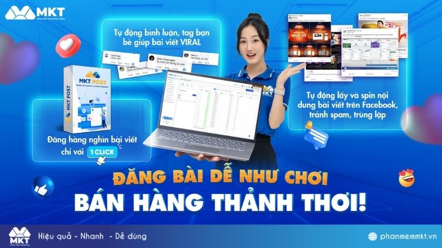 Phần mềm marketing bất động sản tự động MKT Post Các kênh marketing bất động sản