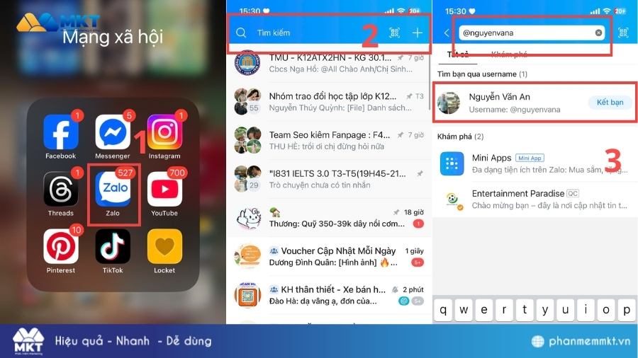 Cách xem bạn bè của người khác trên Zalo Cách xem bạn bè của người khác trên Zalo