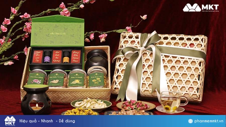 Hộp quà Tết truyền thống Mẫu hộp quà Tết đẹp