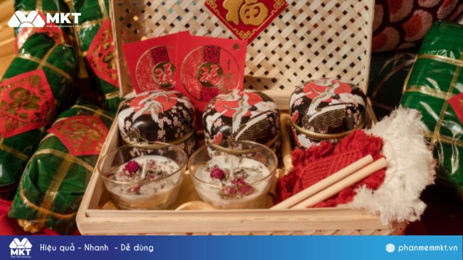 Hộp quà Tết truyền thống Mẫu hộp quà Tết đẹp